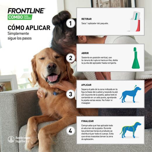 Frontline Combo Pipetas Antiparasitarias para perros gigantes, , large Imagen numero 4